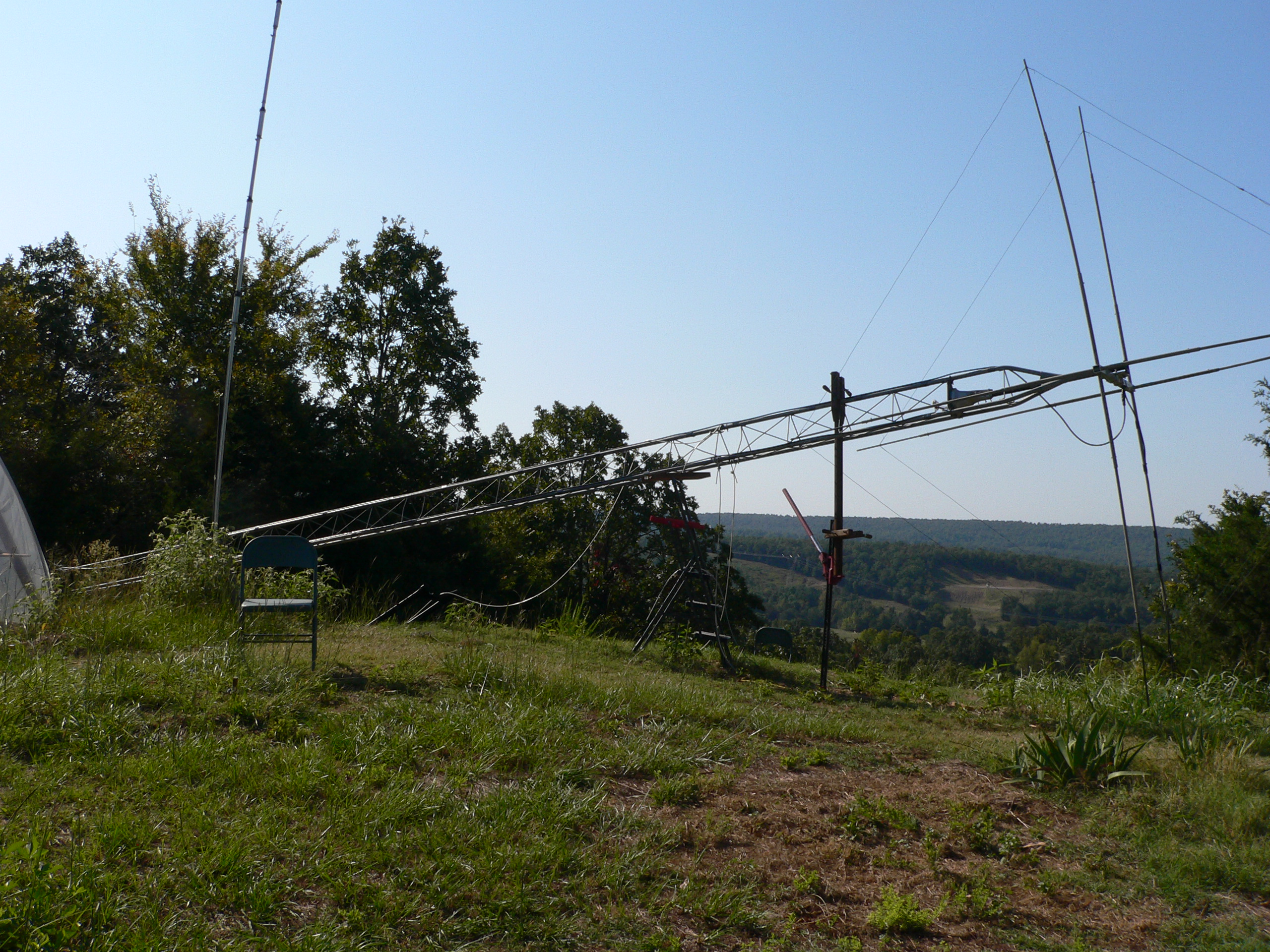 putting together a 45 foot ham radio tower | creativeartworksblog